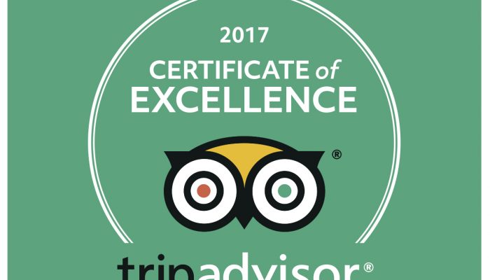 Hotel Villa Maija TripAdvisor Certificate of Excellence 2017